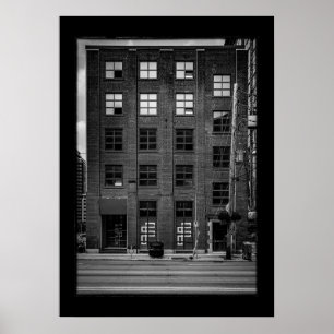 Poster Nº 266 King St E 2 com Borda