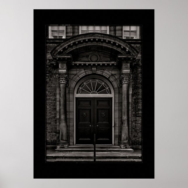 Poster Nº 27 King's College Circle 1 com Borda (Frente)
