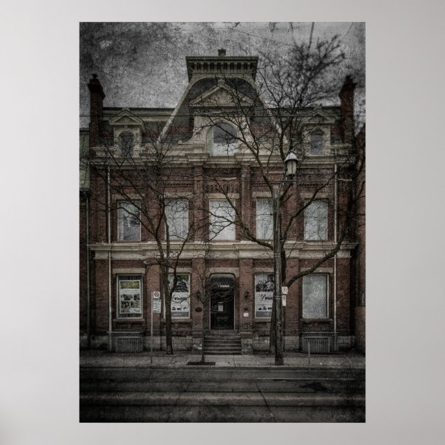 Poster Nº 496 Queen St E 2 Versão de Filme Antigo (Frente)