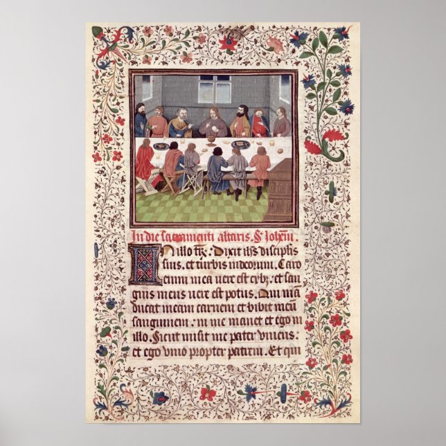 Póster N.º 370 fol.184 Último jantar (Frente)