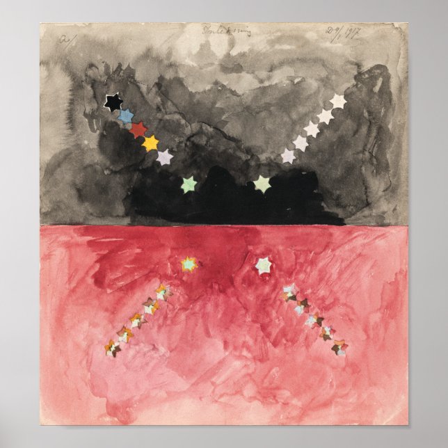 Poster N.º A (Série Atom) | Hilma af Klint | (Frente)