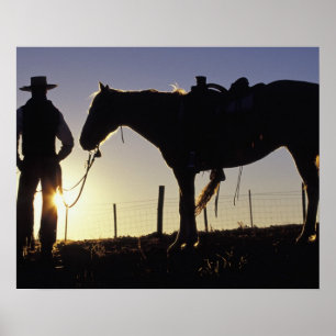 Póster N.A., EUA, Oregon, Seneca, rancho de Ponderosa,