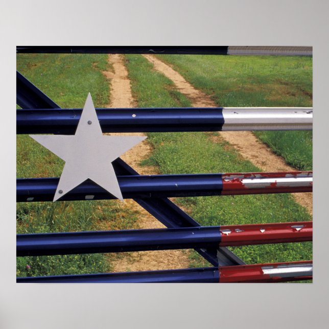 Poster N.A., EUA, Texas, Lago Buchanan, pavilhão do Texas (Frente)