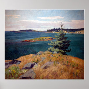 Poster N.C. Wyeth Georges Islands, Penobscot Bay, Maine