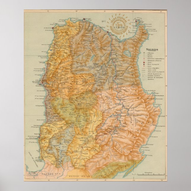 Poster N.o 7 Luzon (Frente)