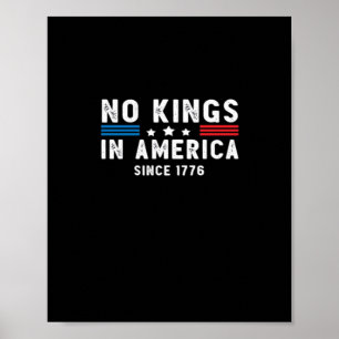 Poster Na América Presidentes Não São Reis Minimal Limpo