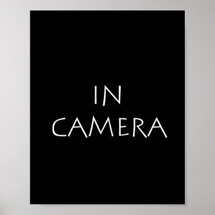Poster Na câmera
