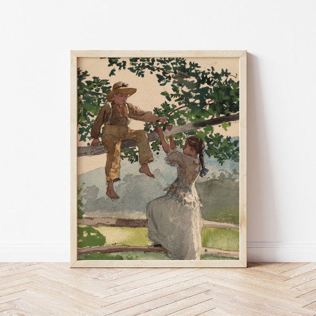 Poster Na cerca | Winslow Homer (Criador carregado)