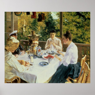 Póster Na Chá-Mesa, 1888