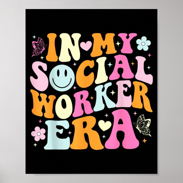 Poster Na era dos assistentes sociais formatura fofa de a (Frente)