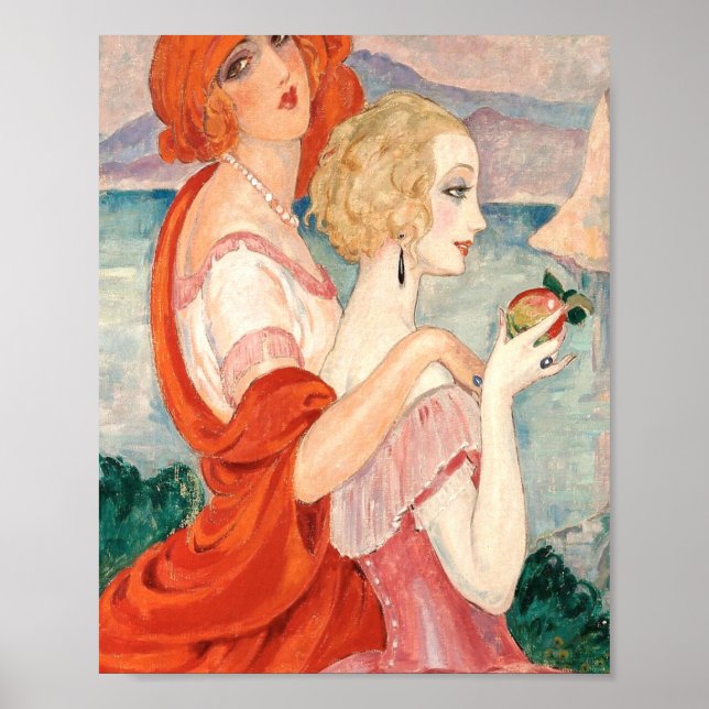 Poster Na Estrada Para AnaCapri Por Gerda Wegener (Frente)
