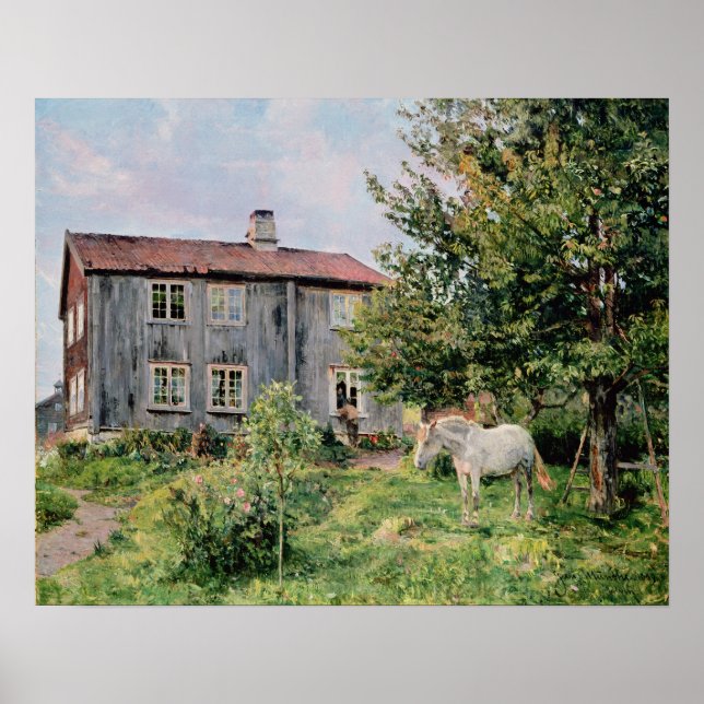Póster Na Fazenda, 1889 (Frente)