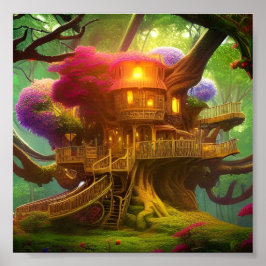 Poster Na floresta de Elven