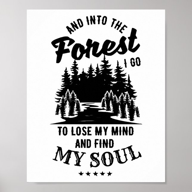 Poster Na Floresta Eu Vou (Frente)