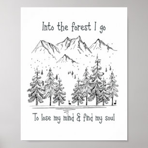Poster Na Floresta vou ao Perder da minha mente, encontra
