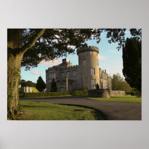Póster Na Irlanda, a entrada do lado do Castelo de Dromol