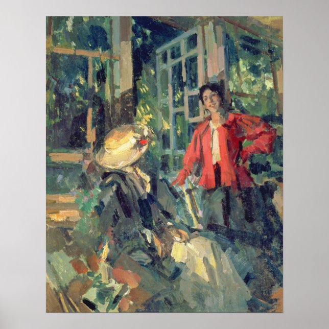 Póster Na janela, 1919 (Frente)