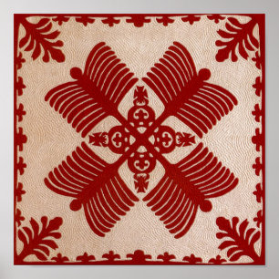 Póster Na Kalaunu Me Na Kāhili, colcha