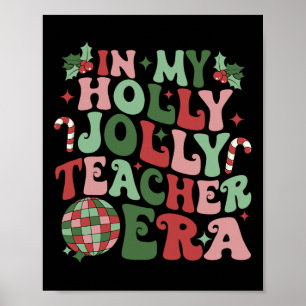 Poster Na Minha Alegre Era de Natal Holly Professor Vibra