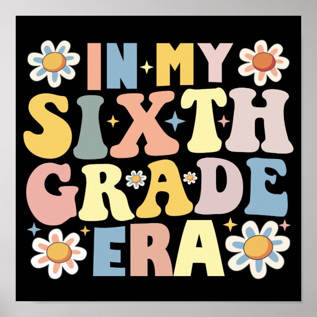 Poster Na Minha Época 6 do Sexto Ano De Volta À Escola (Frente)
