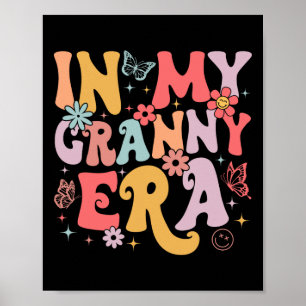 Poster Na Minha Época Avó, Butterfl Do Dia de as mães Da 