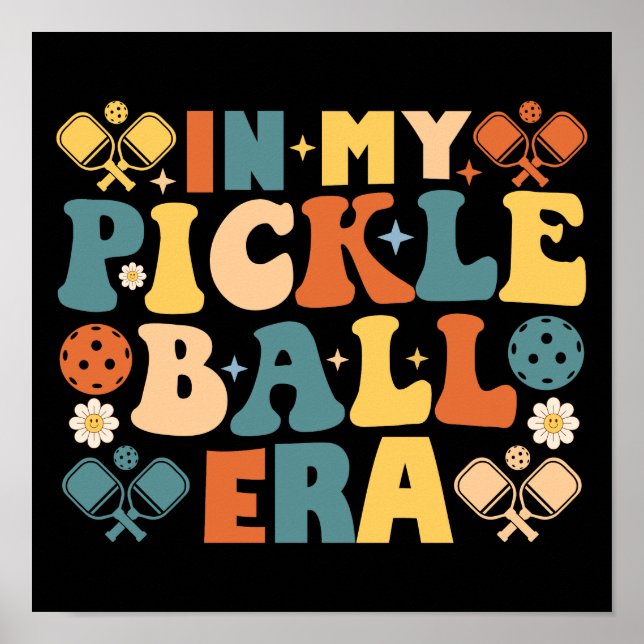 Poster Na Minha Época De Pickleball, O Groovy (Frente)