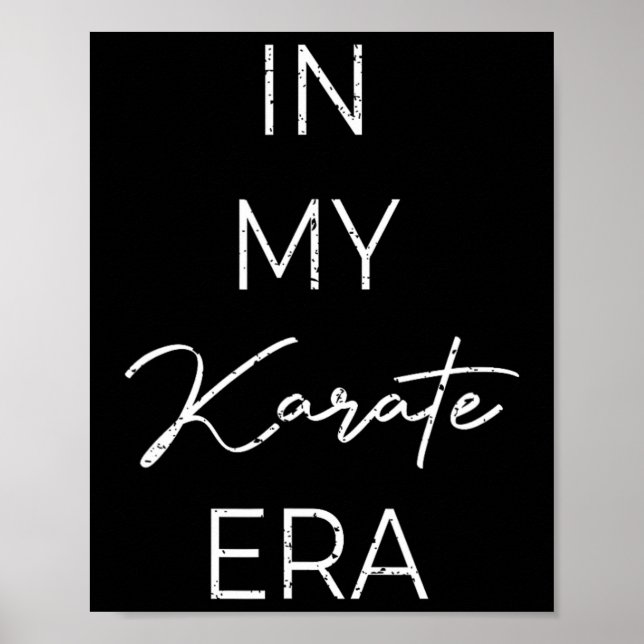 Poster Na Minha Época Do Karate 1 (Frente)
