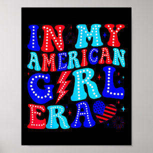 Poster Na Minha Era Americana, Retro 4 De Julho Quarto G