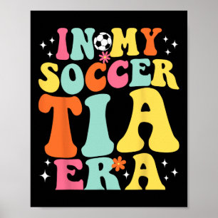 Poster Na Minha Era da Tia de Futebol Dia de Jogo Retro G