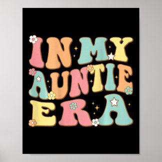 Poster Na Minha Era da Tia Groovy Retro Para o Natal da T
