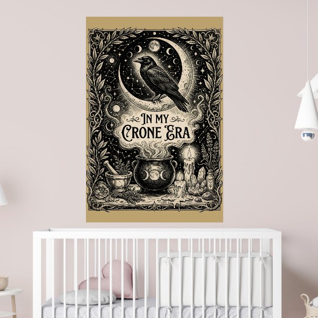 Poster Na Minha Era de Crone. (Berçário 2)