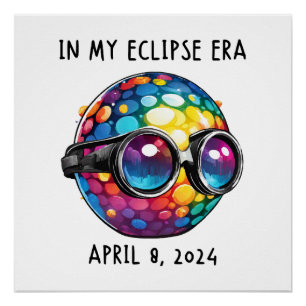 Póster Na Minha Era de Eclipse Solar de 2024
