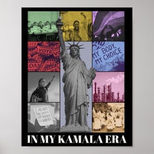 Poster Na Minha Era Kamala, Kamala, 2024 Era Kamala Harri