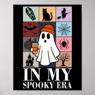 Poster Na Minha Era Louca Ghost Halloween Garota Bonita