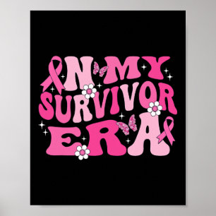 Poster Na Minha Era Sobrevivente, Cancer De Fita Rosa