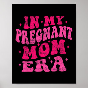 Poster Na Minha Mãe Grávida Era Engraçada Grávida Mãe Gro