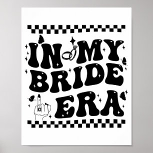 Poster Na Minha Noiva Era Groovy Bride Festa de solteira