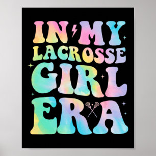 Poster Na Minha Rapariga De Lacrosse, O Groovy Retro Engr