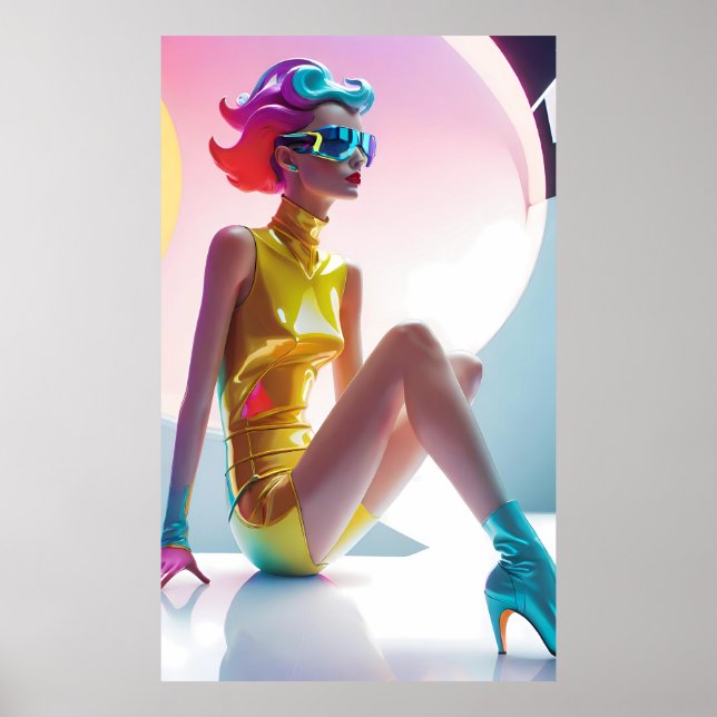 Poster Na Moda Como Radioatividade (Frente)