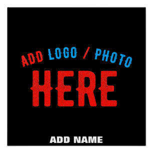 PÓSTER NA MODA MODERNO PERSONALIZÁVEL NEGRO VERIFICADO CO