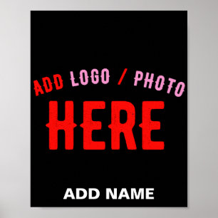 POSTER NA MODA MODERNO PERSONALIZÁVEL NEGRO VERIFICADO CO