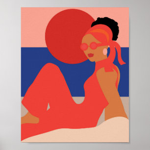 Poster Na moda na praia