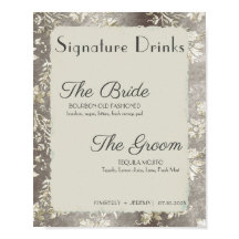 Na moda Vintage Pewter Signature Drinks