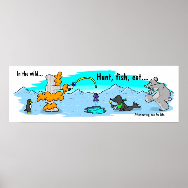 Poster Na natureza... (Frente)
