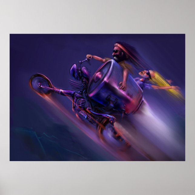 Poster Na Noite (Frente)