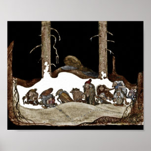 Poster Na noite do inverno