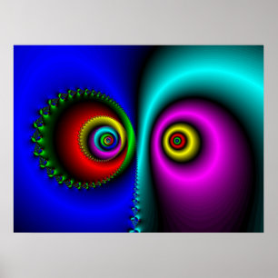 Poster Na obscuridade, os olhos do fascinados