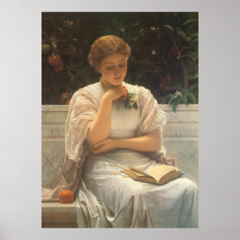 Póster Na Orangeria de Charles Edward Perugini