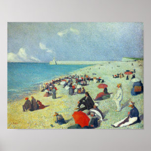 Póster Na praia