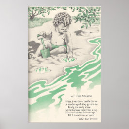 Poster Na praia ~ Robert Louis Stevenson